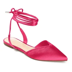 Journee Collection Theia Womens Pointed Ballet Flats