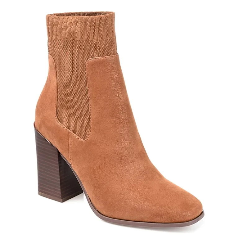 Journee Collection Womens Adalia Stacked Heel Booties