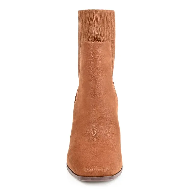 Journee Collection Womens Adalia Stacked Heel Booties