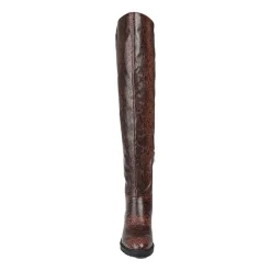 Journee Collection Womens Aryia Stacked Heel Over the Knee Boots