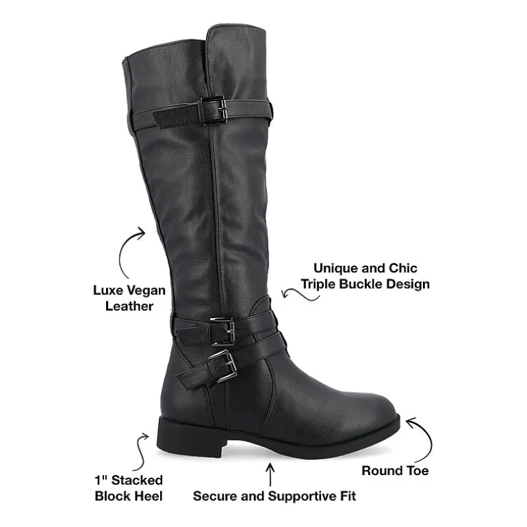 Journee Collection Womens Bite Tall Boots