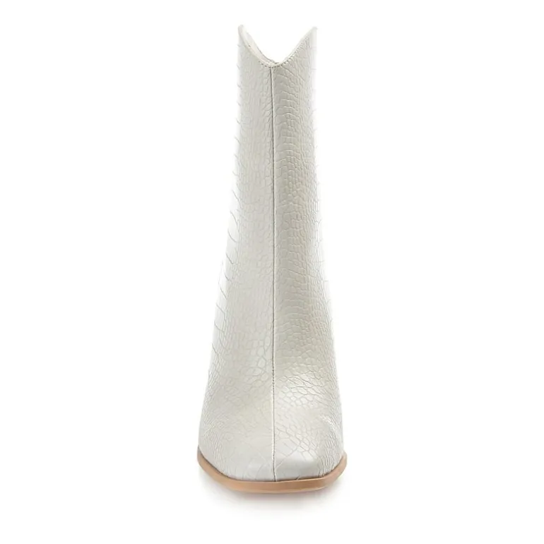 Journee Collection Womens Brekinn Stacked Heel Booties