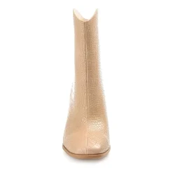 Journee Collection Womens Brekinn Stacked Heel Booties