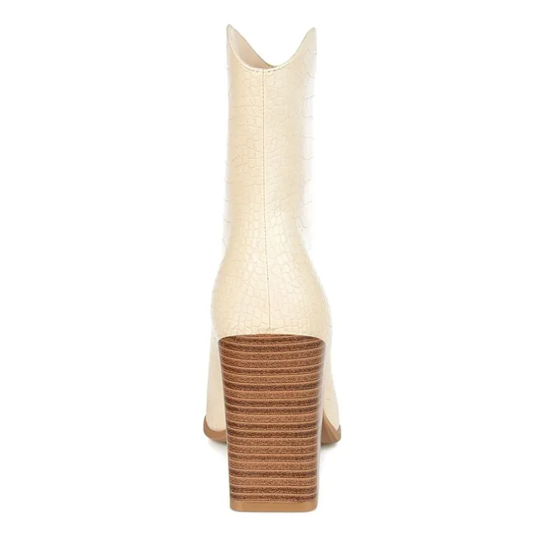 Journee Collection Womens Brekinn Stacked Heel Booties