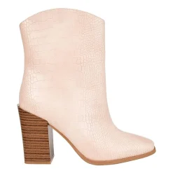 Journee Collection Womens Brekinn Stacked Heel Booties