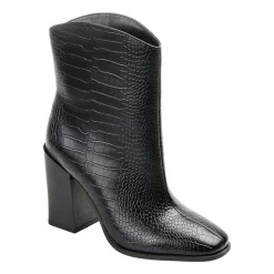 Journee Collection Womens Brekinn Stacked Heel Booties