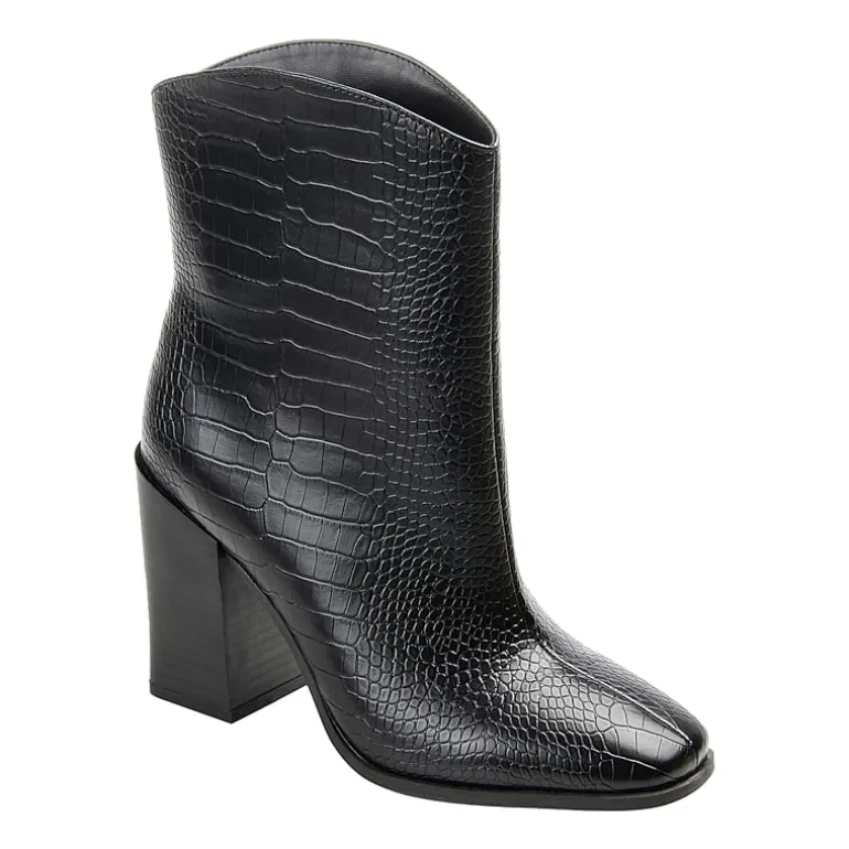 Journee Collection Womens Brekinn Stacked Heel Booties