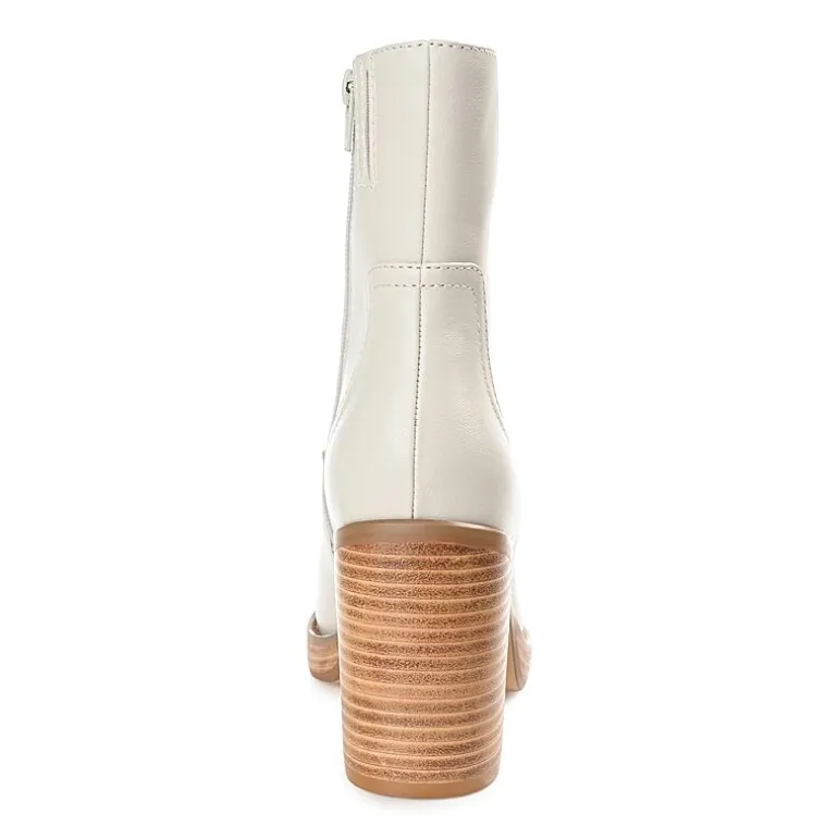 Journee Collection Womens Brittany Block Heel Booties