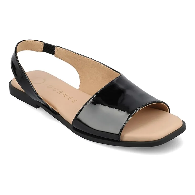 Journee Collection Womens Brinsley Slingback Strap Flat Sandals
