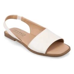 Journee Collection Womens Brinsley Slingback Strap Flat Sandals