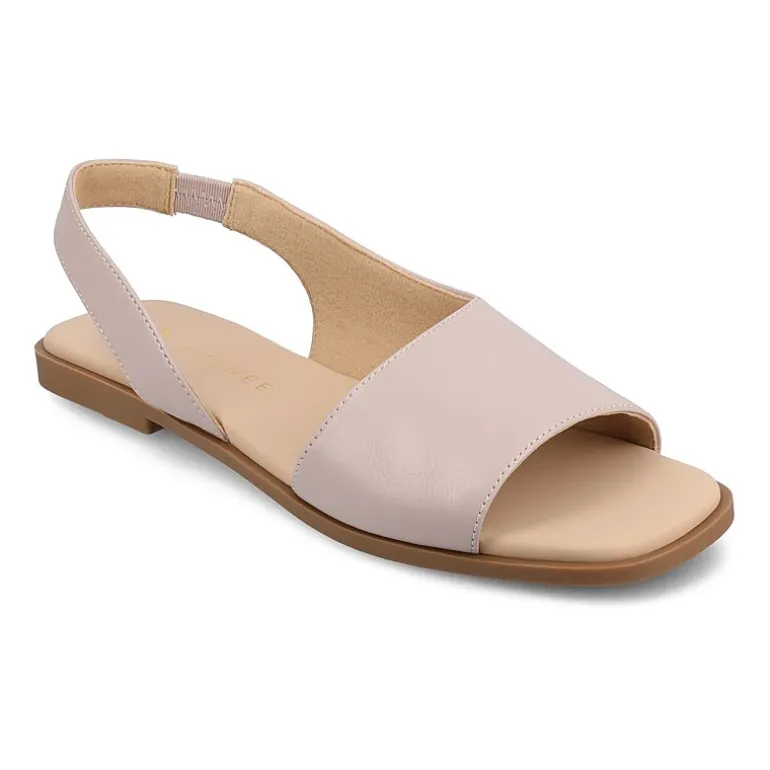 Journee Collection Womens Brinsley Slingback Strap Flat Sandals