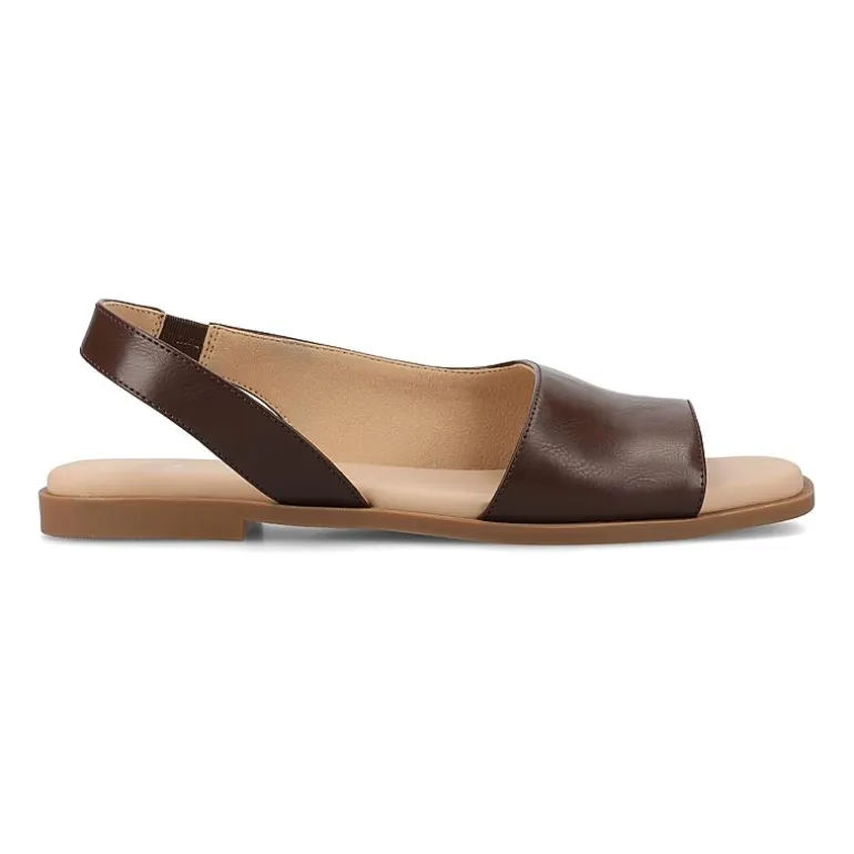 Journee Collection Womens Brinsley Slingback Strap Flat Sandals
