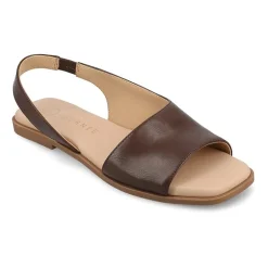 Journee Collection Womens Brinsley Slingback Strap Flat Sandals
