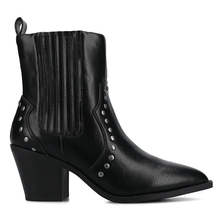 Journee Collection Womens Braylee Block Heel Booties