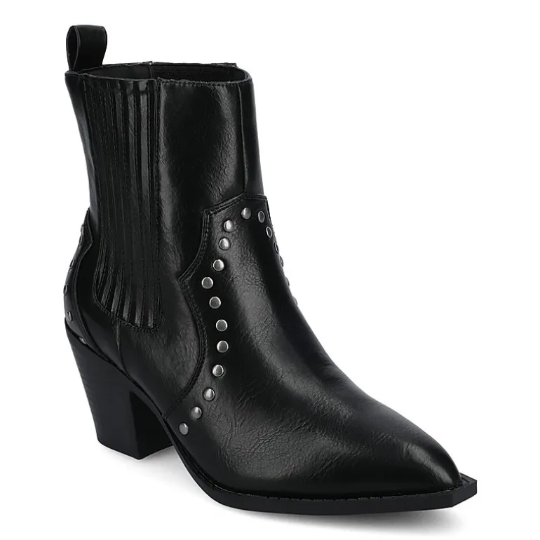 Journee Collection Womens Braylee Block Heel Booties