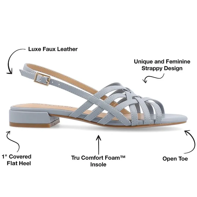 Journee Collection Womens Cassandra Heeled Sandals