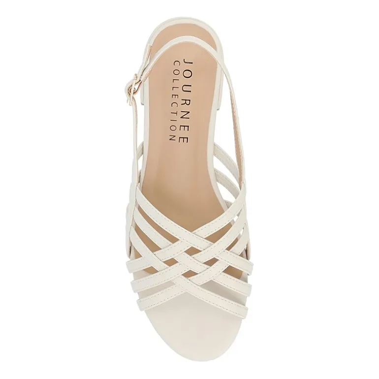 Journee Collection Womens Cassandra Heeled Sandals