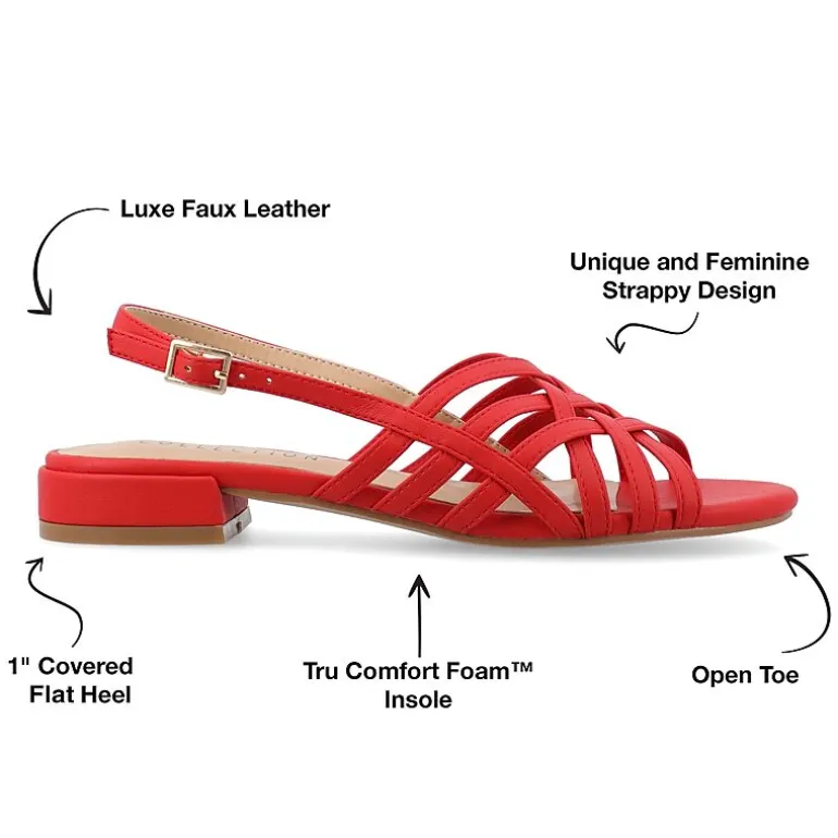 Journee Collection Womens Cassandra Heeled Sandals
