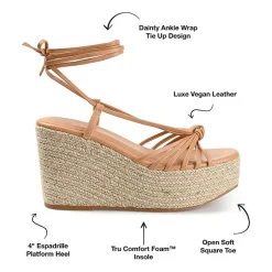 Journee Collection Womens Catalinn Heeled Sandals