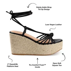 Journee Collection Womens Catalinn Heeled Sandals
