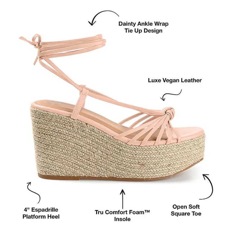Journee Collection Womens Catalinn Heeled Sandals