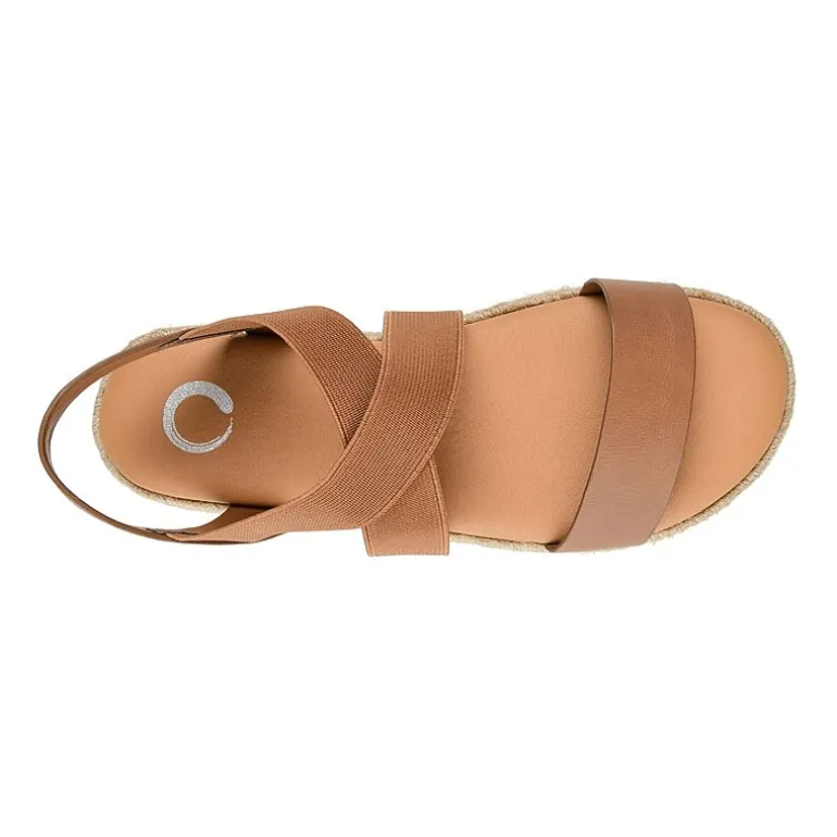 Journee Collection Womens Caroline Wedge Sandals