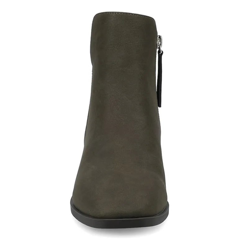 Journee Collection Womens Cappri Stacked Heel Booties