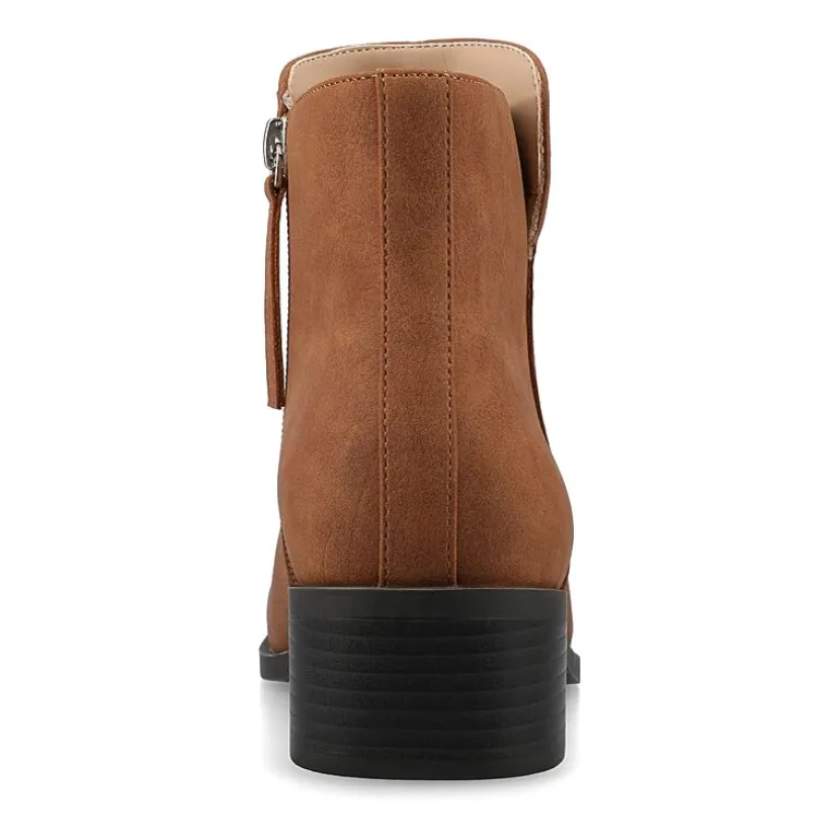 Journee Collection Womens Cappri Stacked Heel Booties