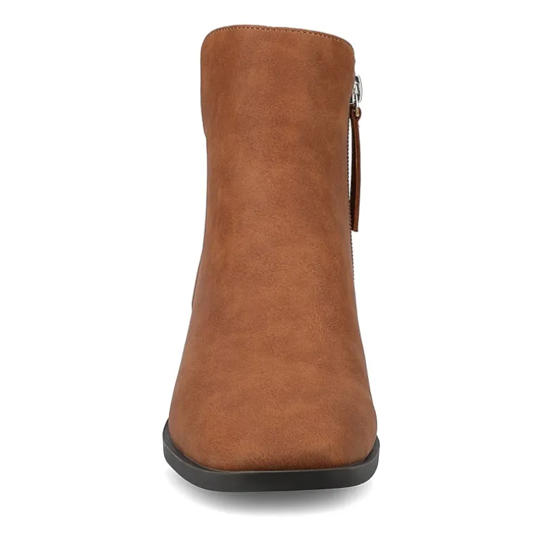 Journee Collection Womens Cappri Stacked Heel Booties