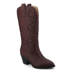 Journee Collection Womens Chantry Stacked Heel Dress Boots