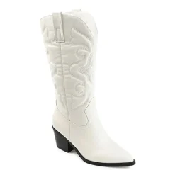 Journee Collection Womens Chantry Stacked Heel Dress Boots