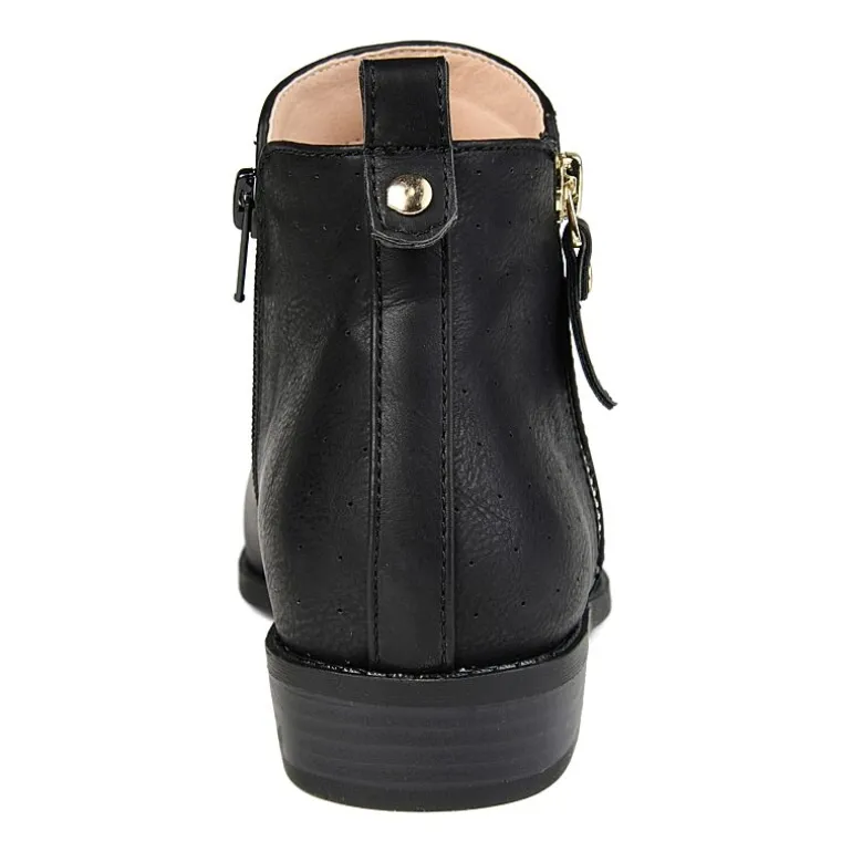 Journee Collection Womens Ellis Stacked Heel Booties