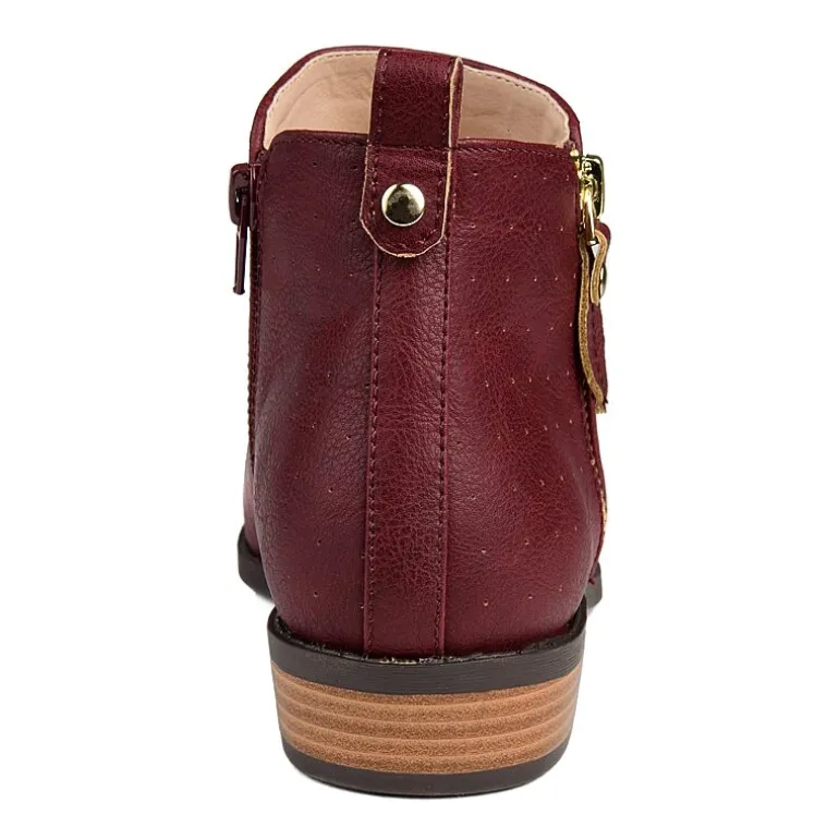 Journee Collection Womens Ellis Stacked Heel Booties