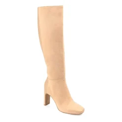 Journee Collection Womens Elisabeth Block Heel Dress Boots