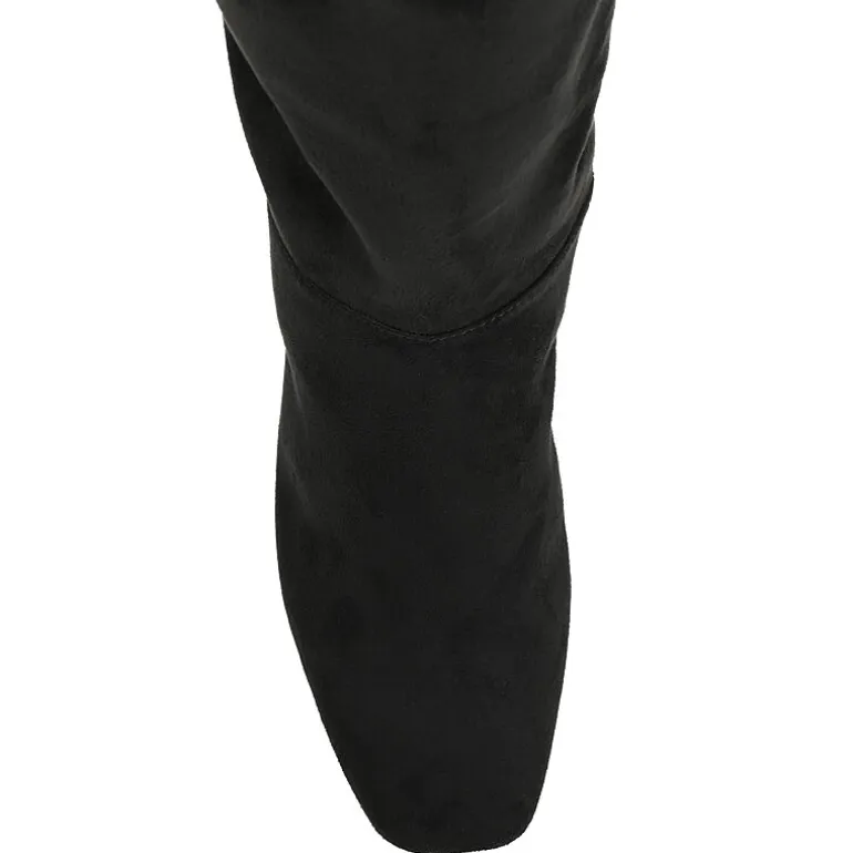 Journee Collection Womens Elisabeth Block Heel Dress Boots