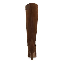 Journee Collection Womens Elara-Wdwc Wide Calf Stiletto Heel Dress Boots Wide Width