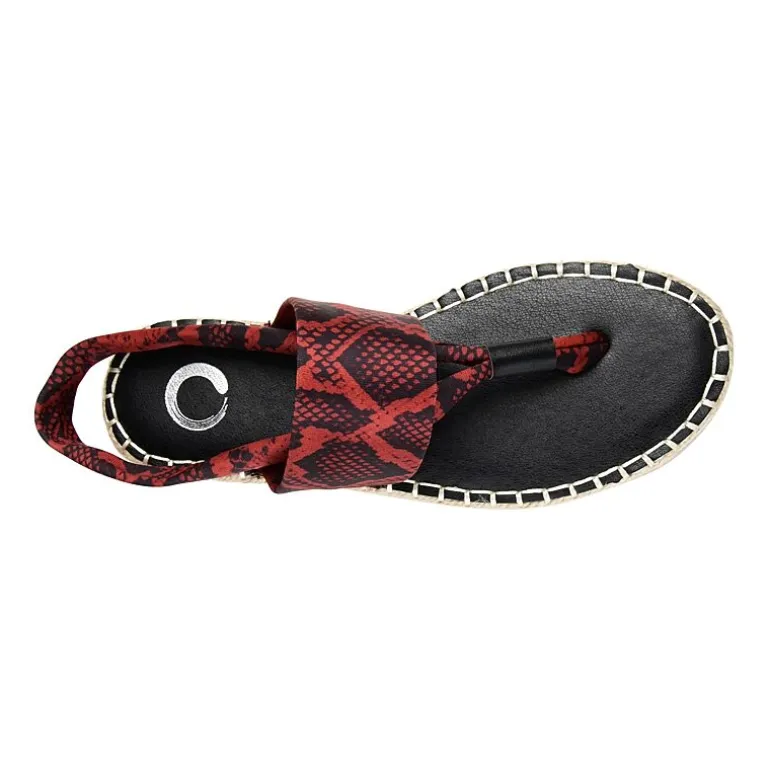 Journee Collection Womens Flin Flat Sandals