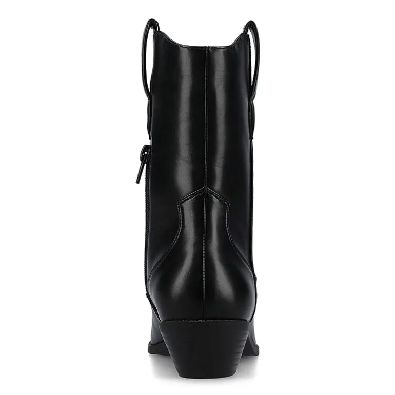 Journee Collection Womens Fritzie Block Heel Booties