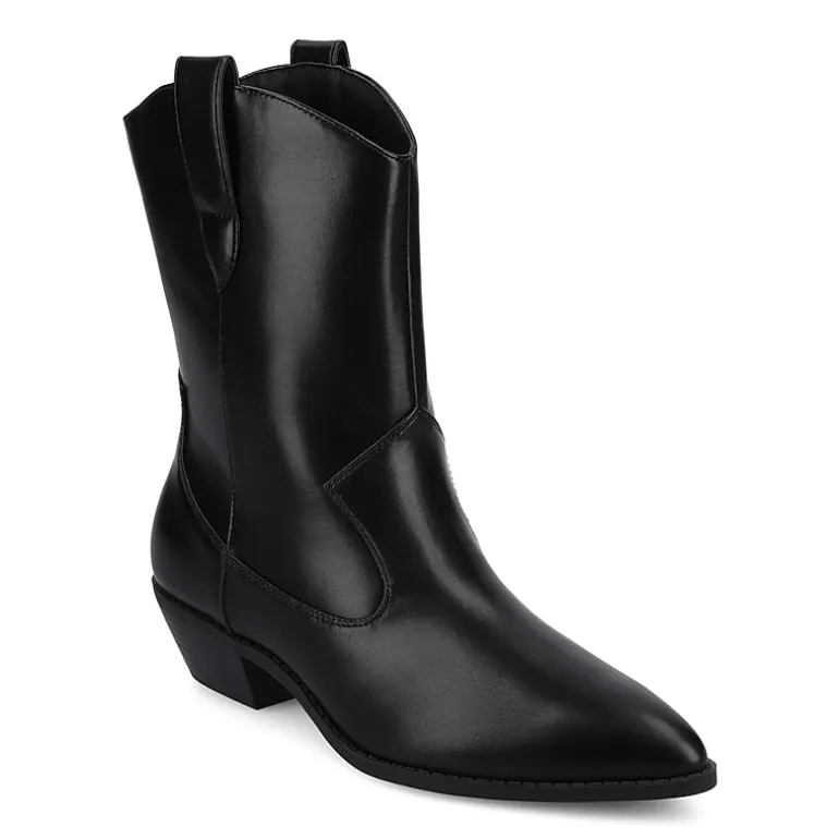 Journee Collection Womens Fritzie Block Heel Booties