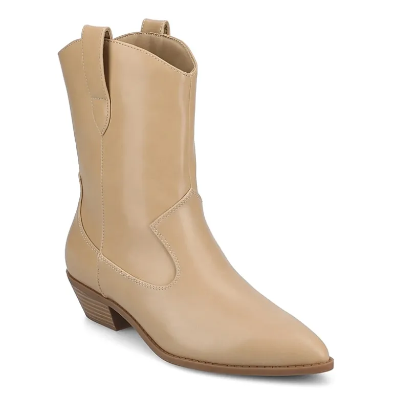 Journee Collection Womens Fritzie Block Heel Booties