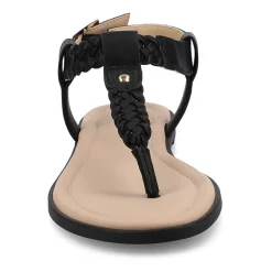 Journee Collection Womens Genevive Ankle Strap Flat Sandals