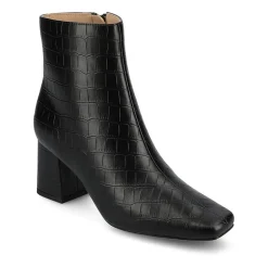 Journee Collection Womens Haylinn Block Heel Booties
