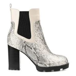 Journee Collection Womens Islana Stacked Heel Booties