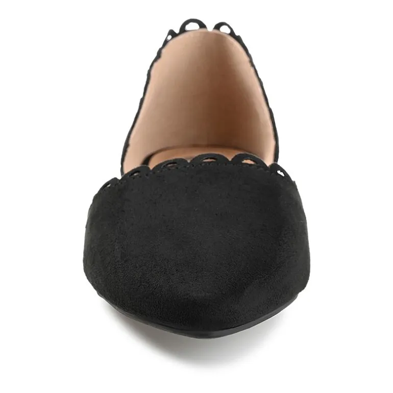 Journee Collection Womens Jezlin Slip-on Pointed Toe Ballet Flats