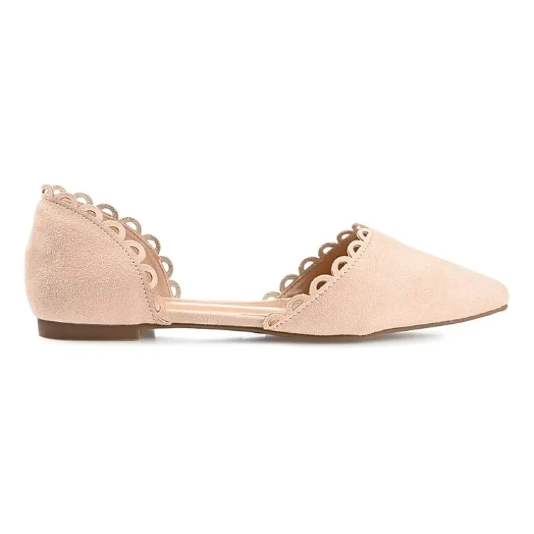 Journee Collection Womens Jezlin Slip-on Pointed Toe Ballet Flats
