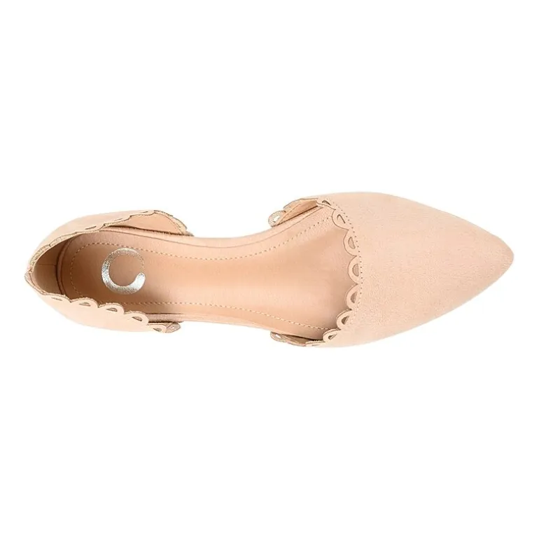 Journee Collection Womens Jezlin Slip-on Pointed Toe Ballet Flats