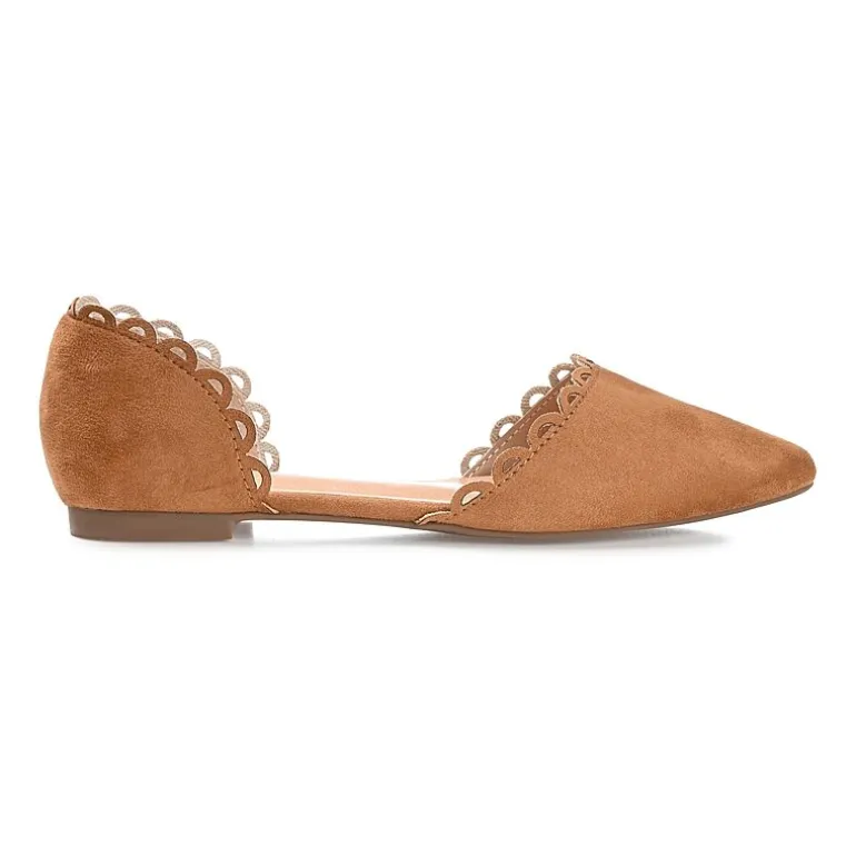Journee Collection Womens Jezlin Slip-on Pointed Toe Ballet Flats