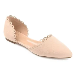 Journee Collection Womens Jezlin Slip-on Pointed Toe Ballet Flats