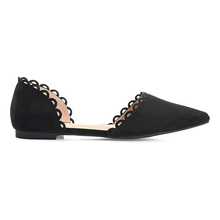 Journee Collection Womens Jezlin Slip-on Pointed Toe Ballet Flats