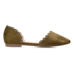 Journee Collection Womens Jezlin Slip-on Pointed Toe Ballet Flats